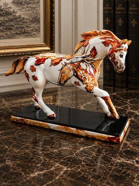 Vintage Signed Trail of Painted Ponies "Petroglyph Pony" Collectible Figurine